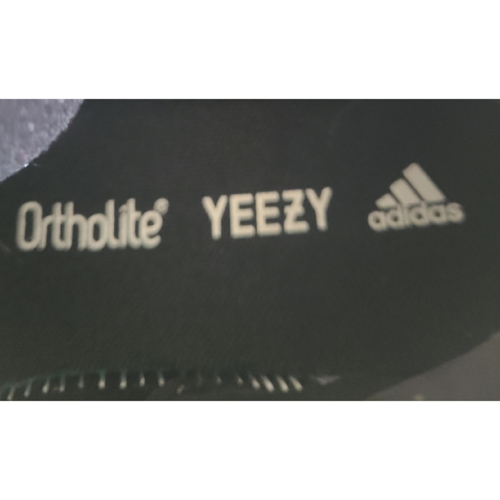 ADIDAS YEEZY ORTHOLITE APE 07/20 BLACK SNEAKERS - Picture 8 of 9
